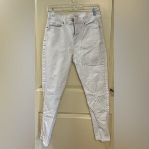 Loft Jeans - Skinny Crop - Size 6 - White